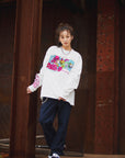 A SKELETON IN THE CLOSET EMBROIDERY LONG SLEEVE TEE