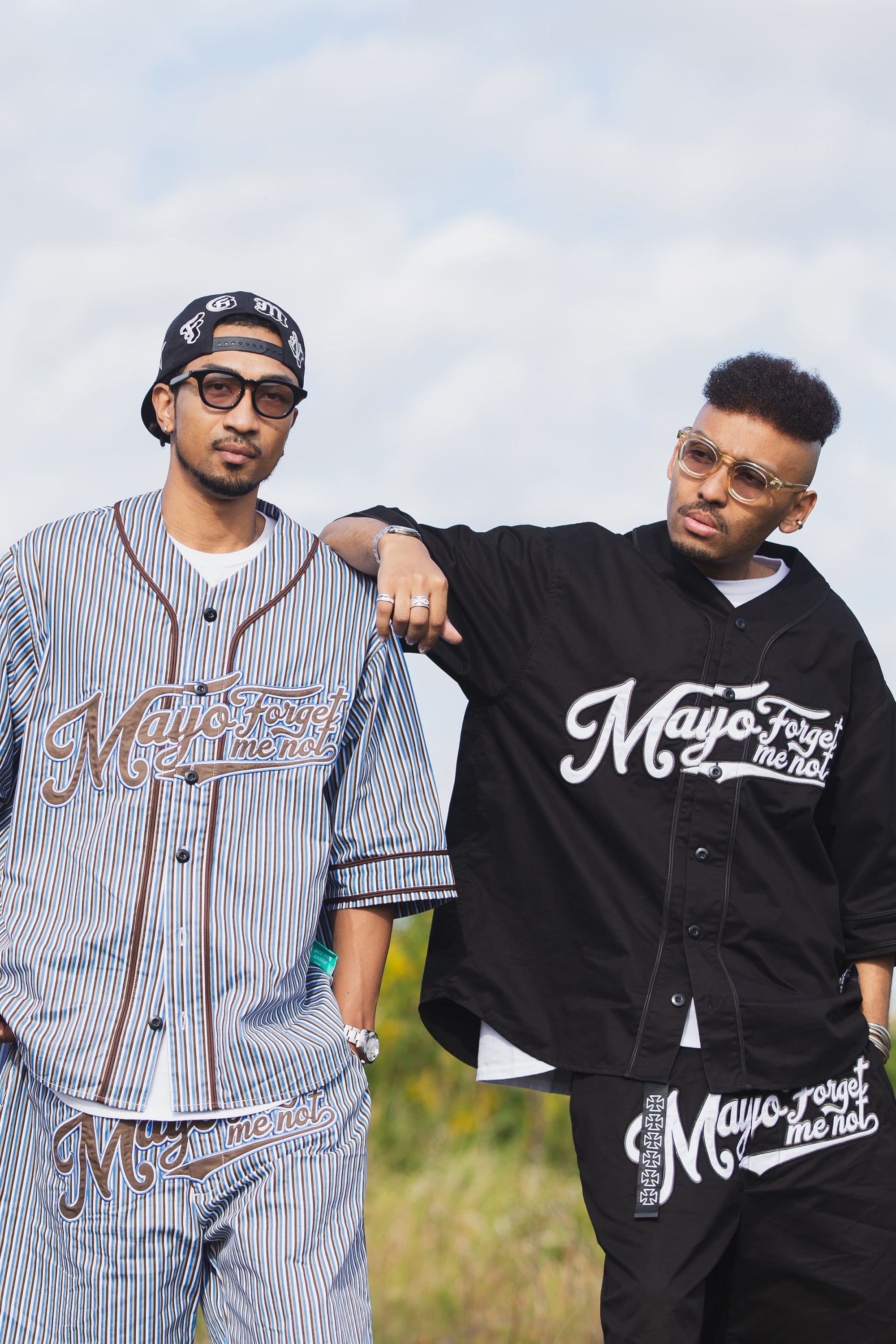 MAYO FGMN EMBROIDERY BASE BALL SHIRTS