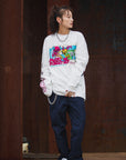 A SKELETON IN THE CLOSET EMBROIDERY LONG SLEEVE TEE