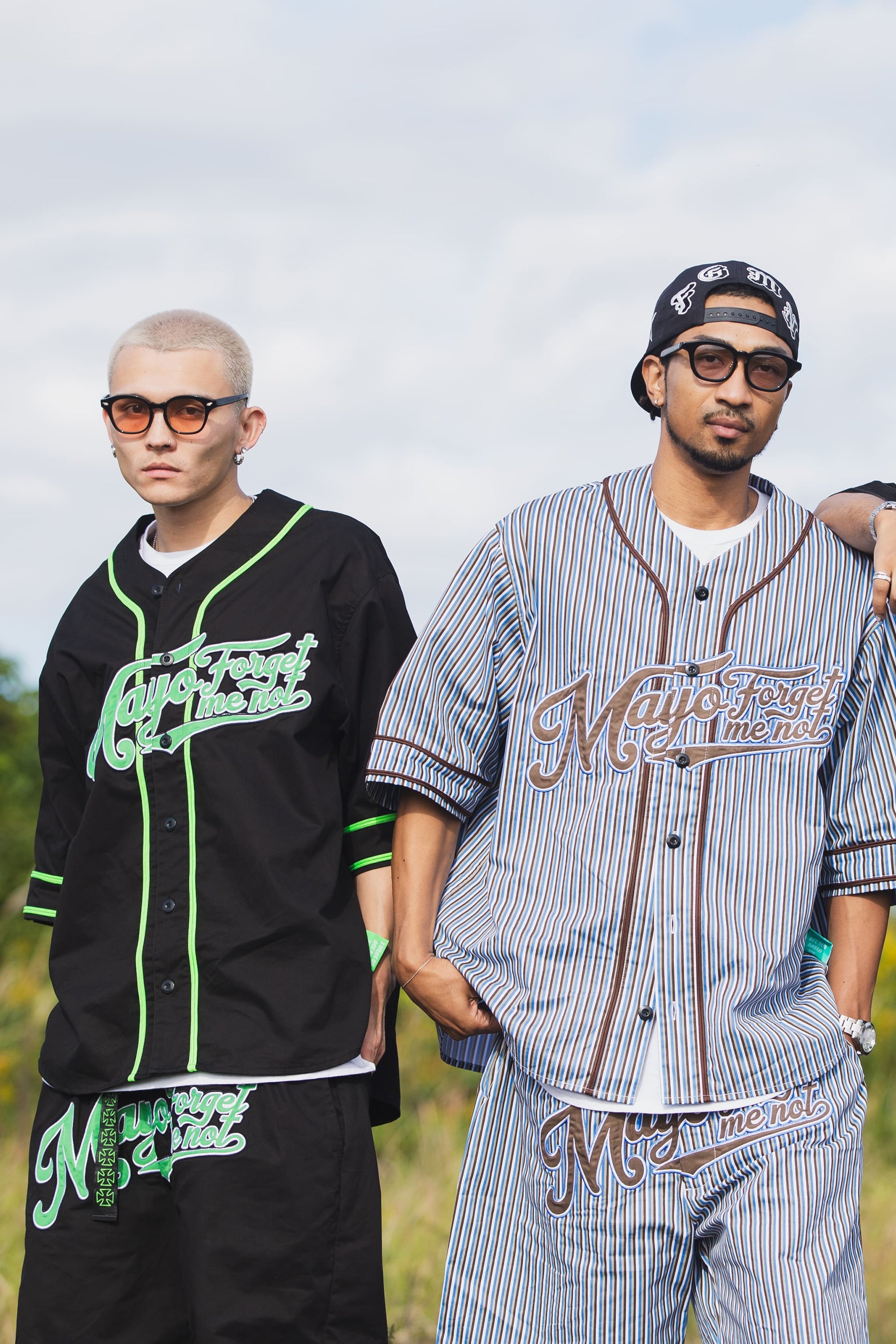 MAYO FGMN EMBROIDERY BASE BALL SHIRTS