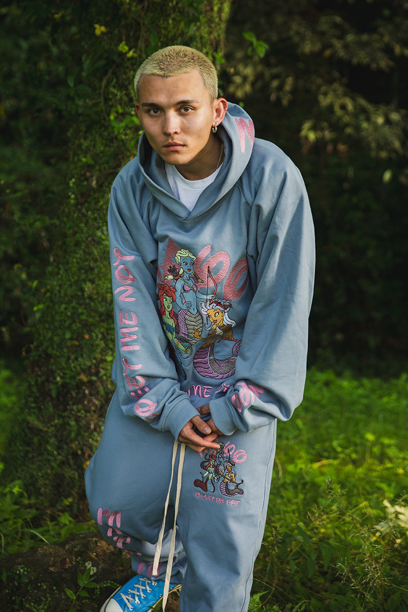 MAYO MEDUSA EMBROIDERY SWEAT PANTS