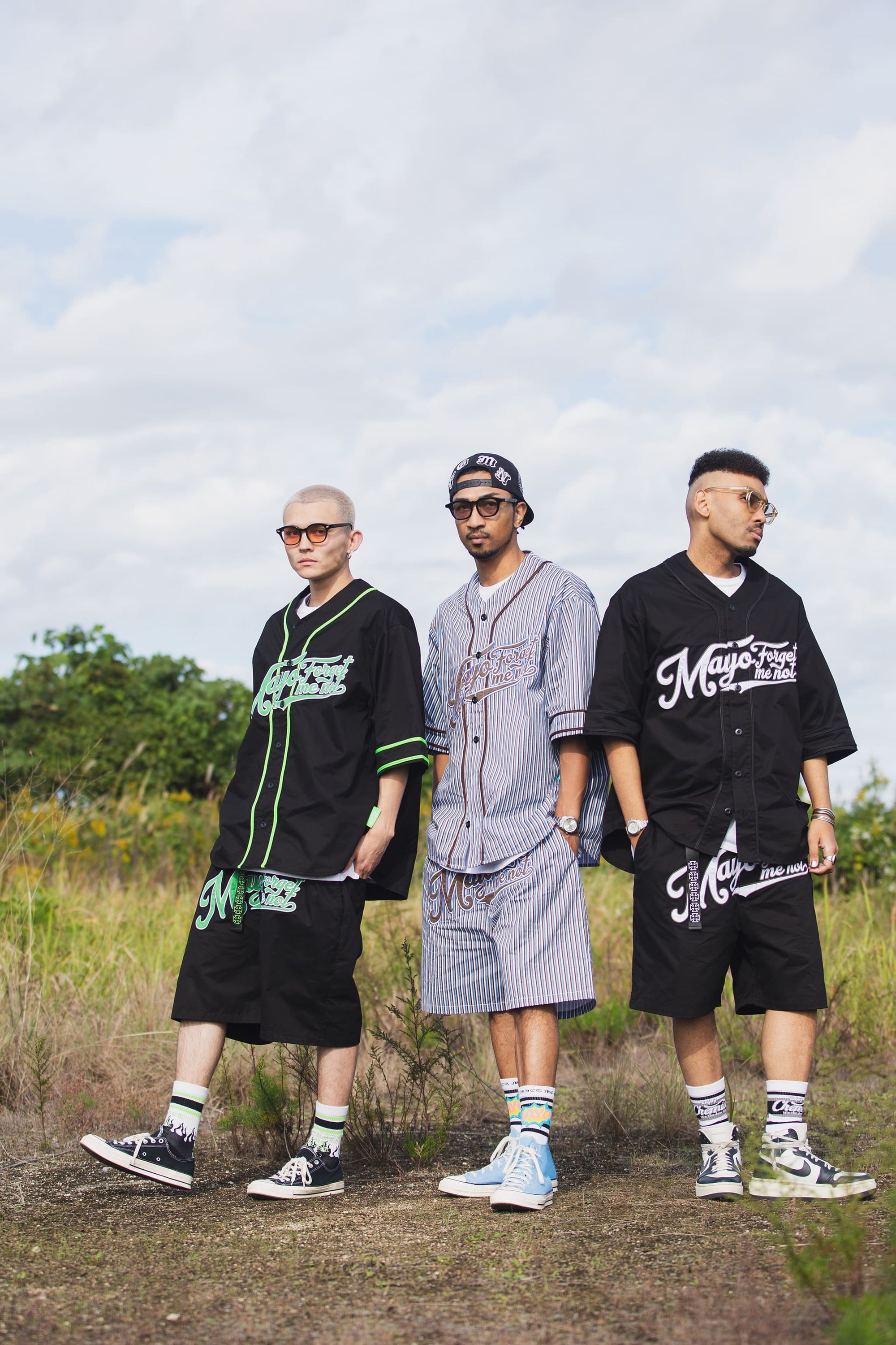 MAYO FGMN EMBROIDERY BASE BALL SHIRTS