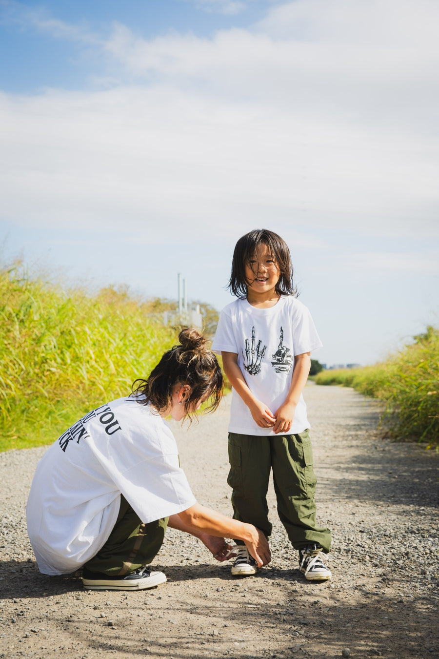 【KIDS】 F●CKIN F●CK PRINT  SHORT SLEEVE TEE - WHITE