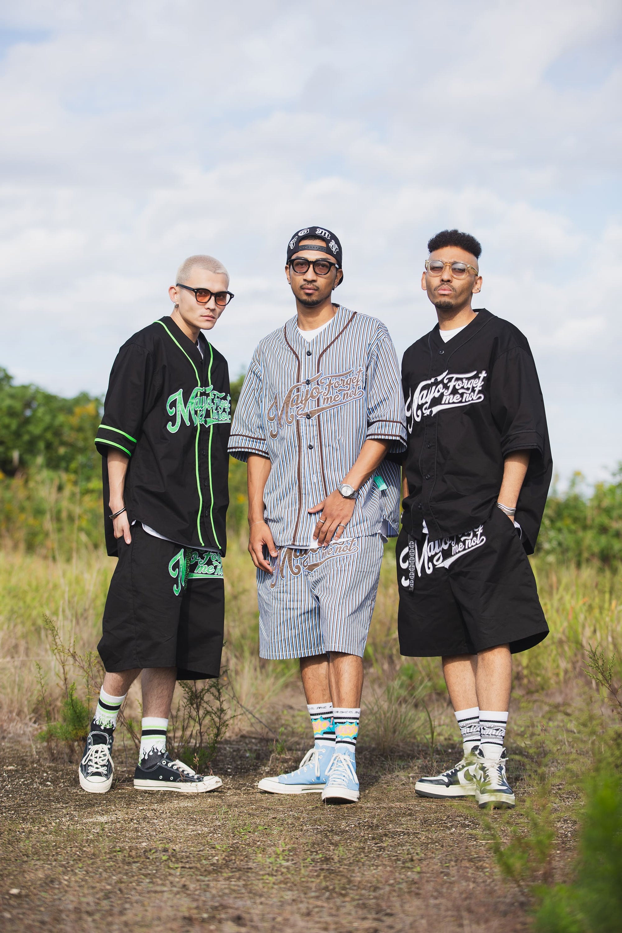 MAYO FGMN EMBROIDERY BASE BALL SHIRTS