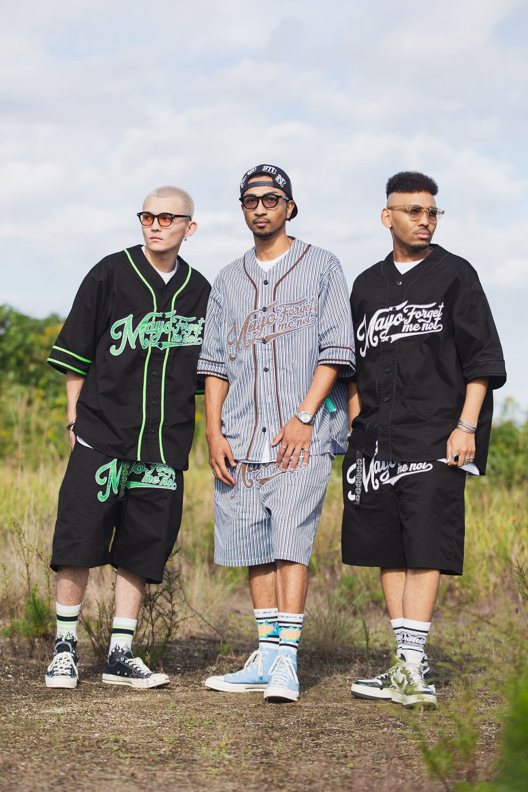 MAYO FGMN EMBROIDERY BASE BALL SHIRTS