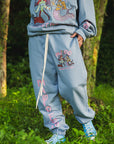 MAYO MEDUSA EMBROIDERY SWEAT PANTS