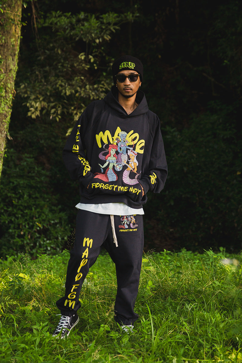 MAYO MEDUSA EMBROIDERY SWEAT PANTS