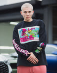 A SKELETON IN THE CLOSET EMBROIDERY LONG SLEEVE TEE