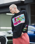 A SKELETON IN THE CLOSET EMBROIDERY LONG SLEEVE TEE
