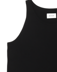 MAYO LAYERED Plain TANK TOP - BLACK