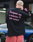 A SKELETON IN THE CLOSET EMBROIDERY LONG SLEEVE TEE