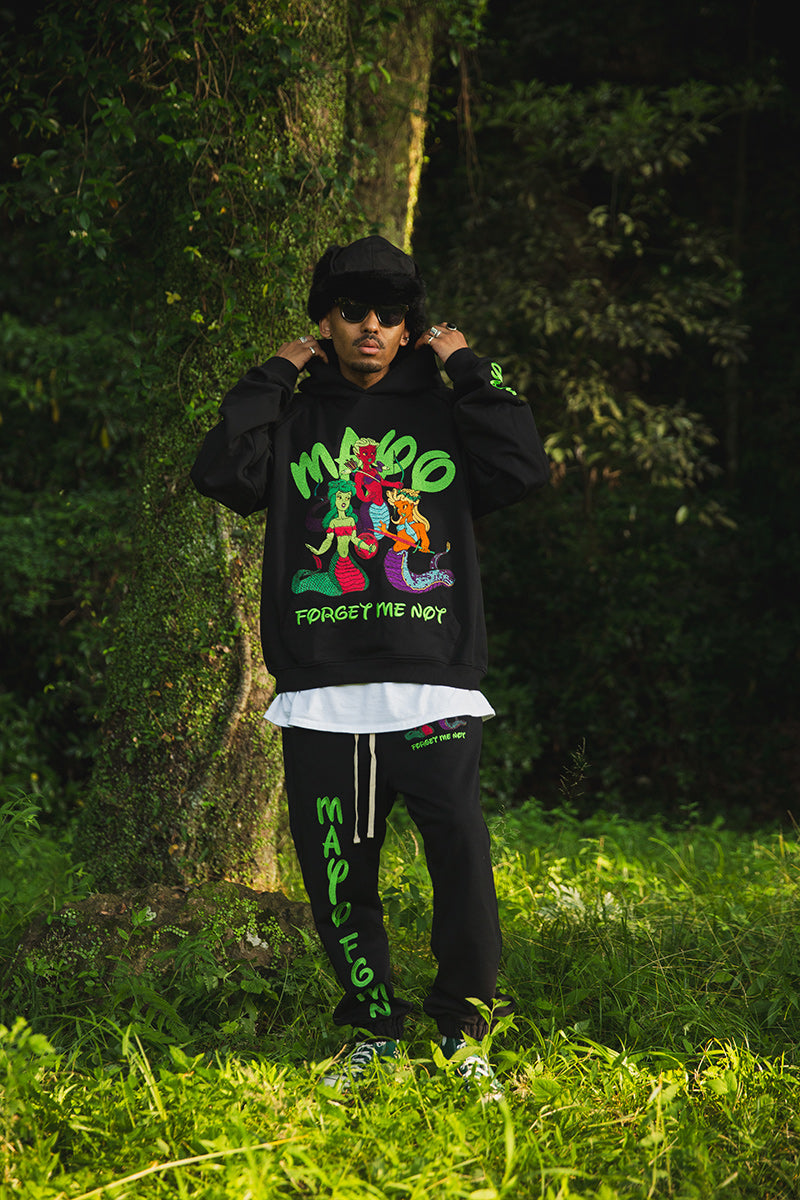 MAYO MEDUSA EMBROIDERY SWEAT PANTS