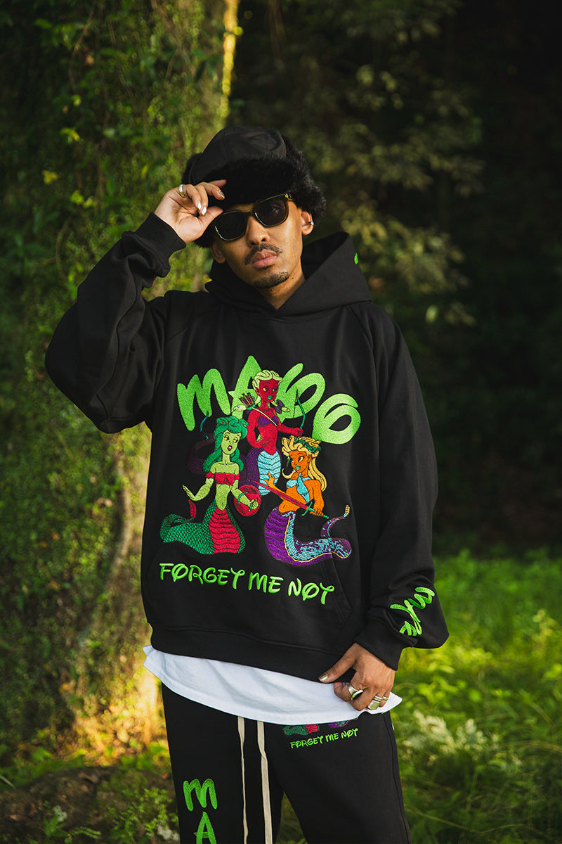 MAYO MEDUSA EMBROIDERY HOODIE