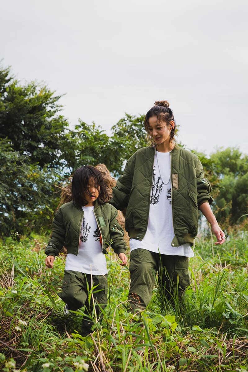 【KIDS】EAGLE  EMBROIDERY NYLON JKT -   OLIVE