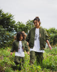 【KIDS】EAGLE  EMBROIDERY NYLON JKT -   OLIVE