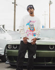 BELIEVE REINCARNATION EMBROIDERY LONG SLEEVE TEE