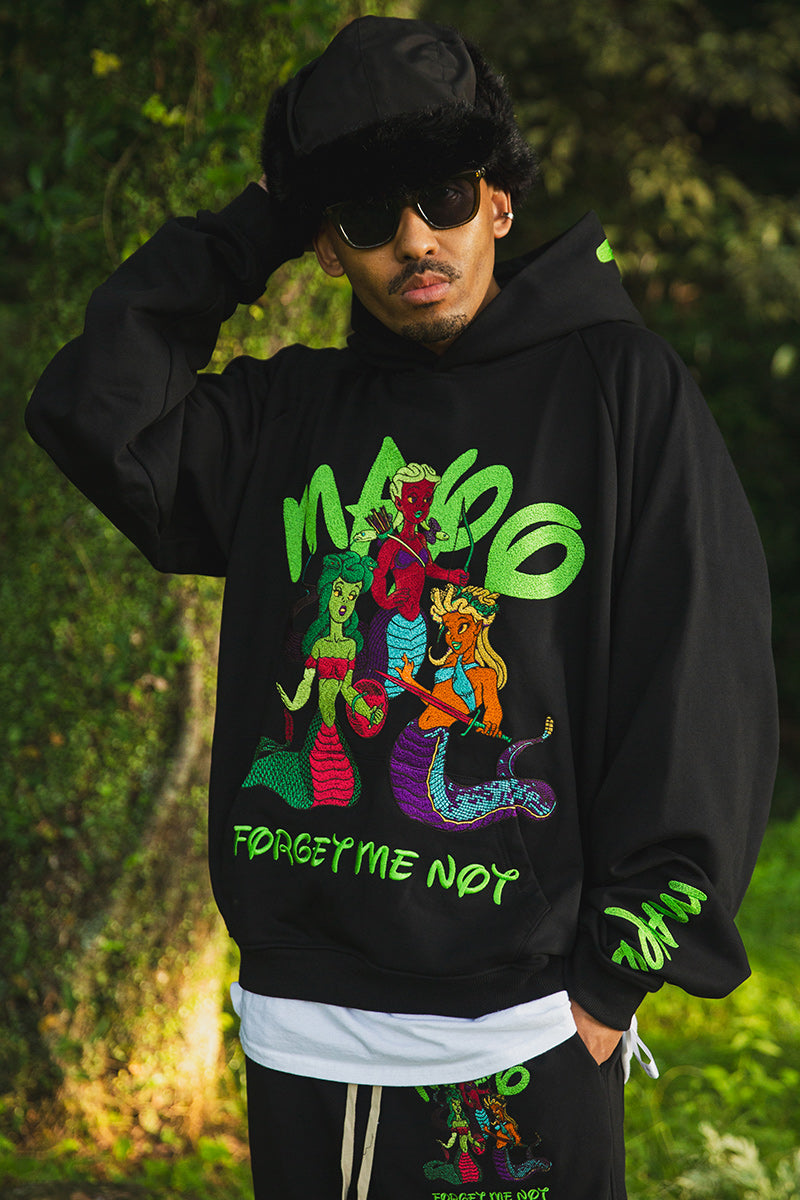 MAYO MEDUSA EMBROIDERY HOODIE
