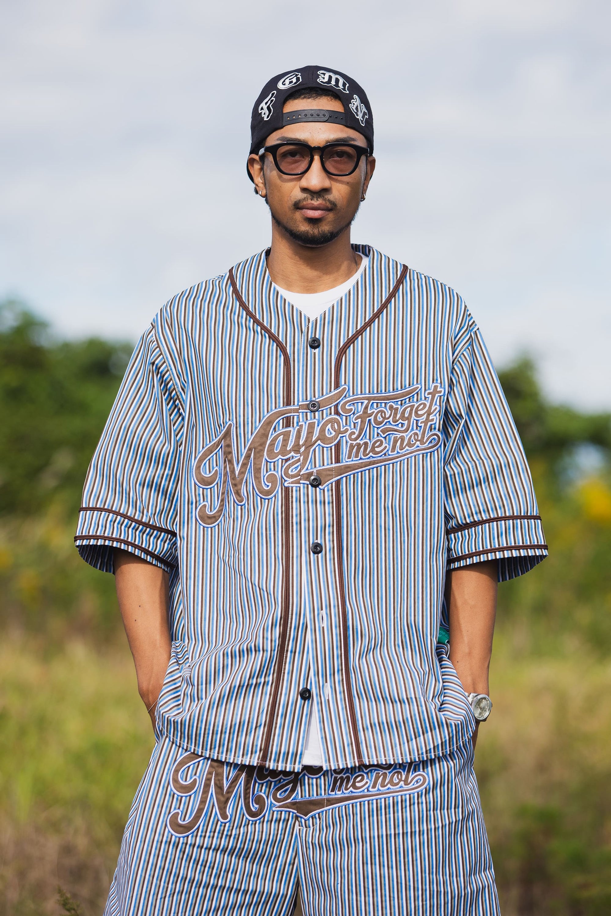 MAYO FGMN EMBROIDERY BASE BALL SHIRTS
