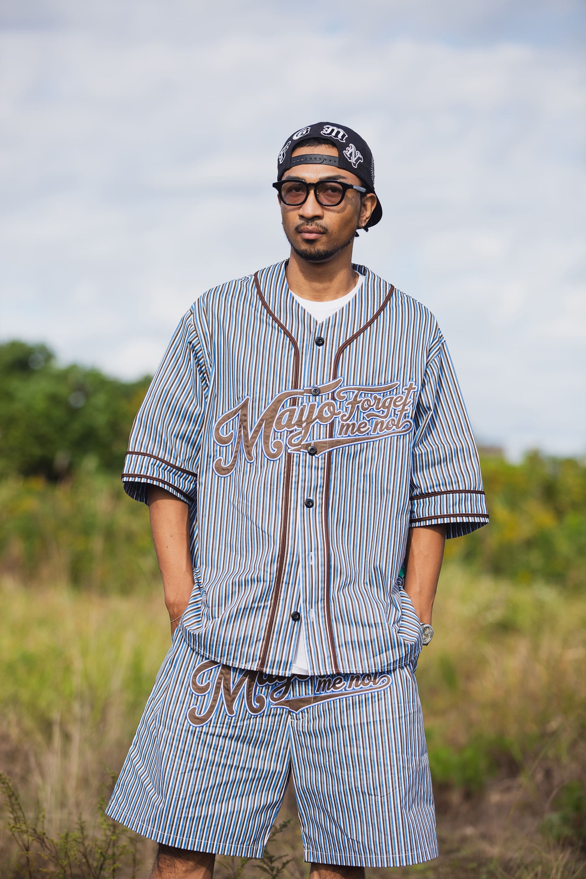 MAYO FGMN EMBROIDERY BASE BALL SHIRTS