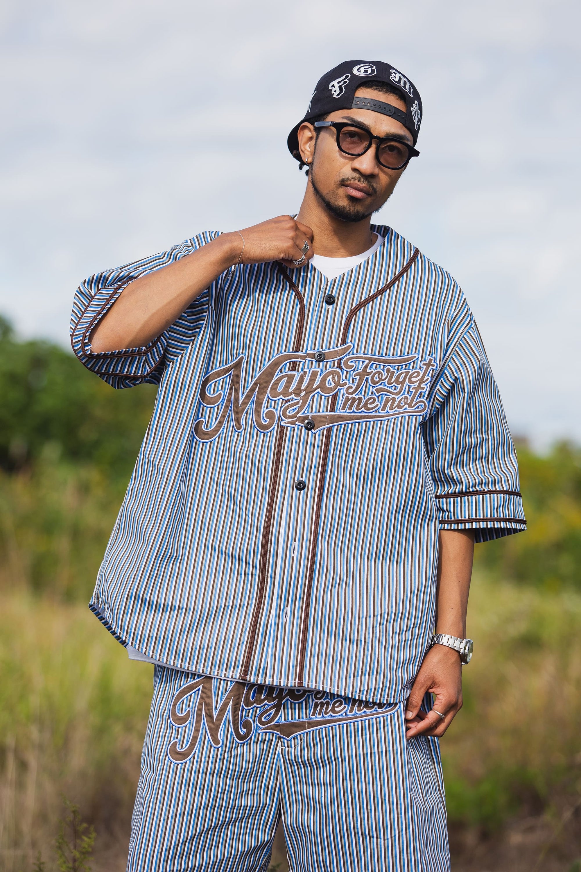 MAYO FGMN EMBROIDERY BASE BALL SHIRTS