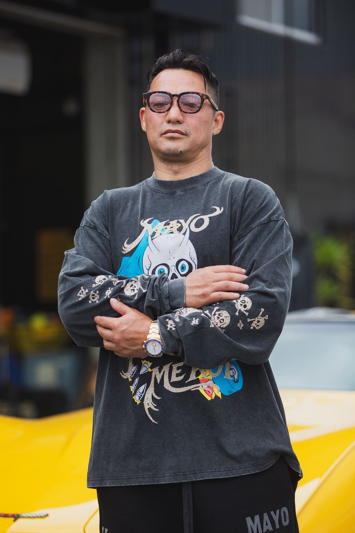 BELIEVE REINCARNATION EMBROIDERY LONG SLEEVE TEE