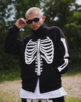 BONE EMBROIDERY FLEECE  JKT