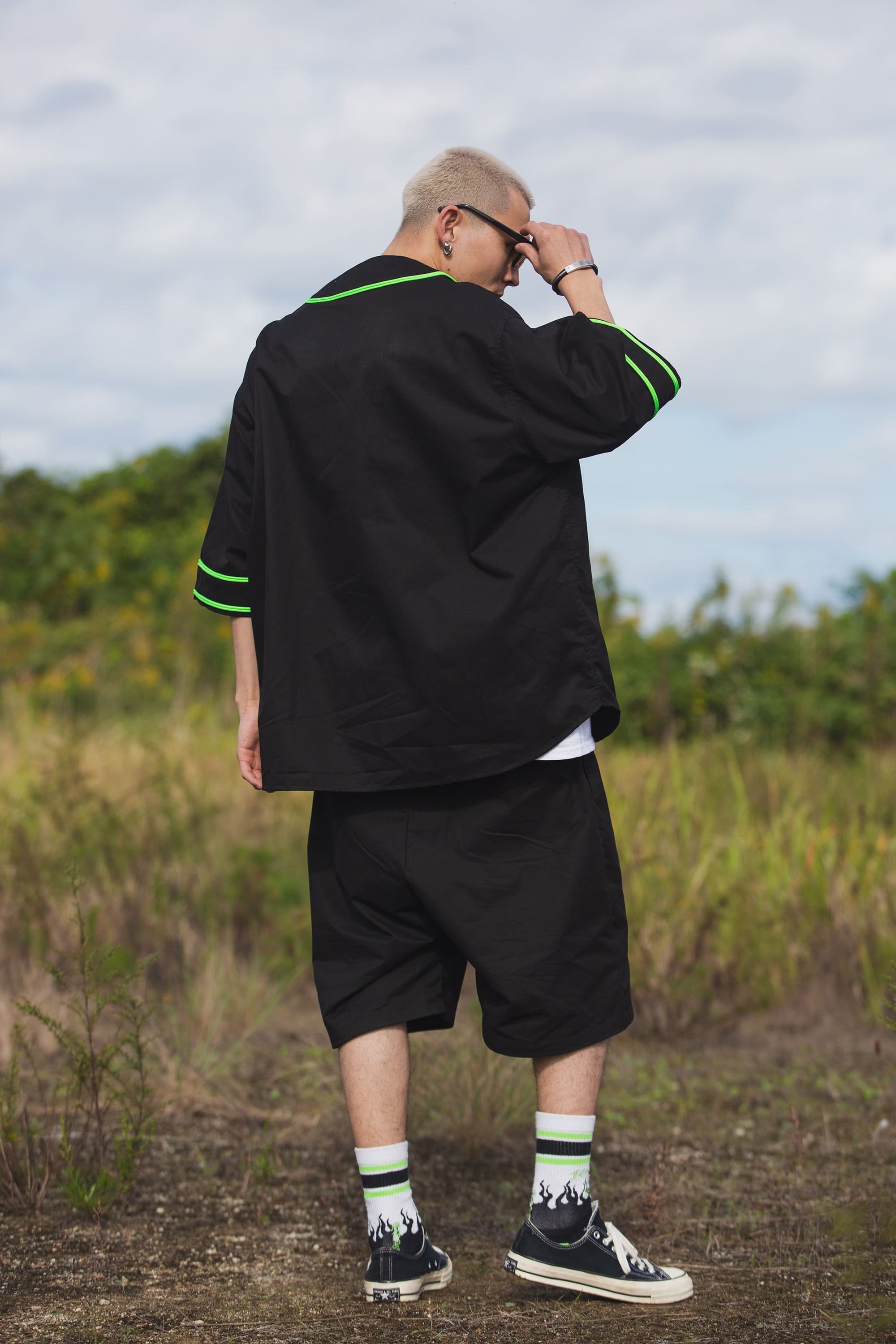 MAYO FGMN EMBROIDERY BASE BALL SHIRTS