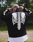 BONE EMBROIDERY FLEECE  JKT