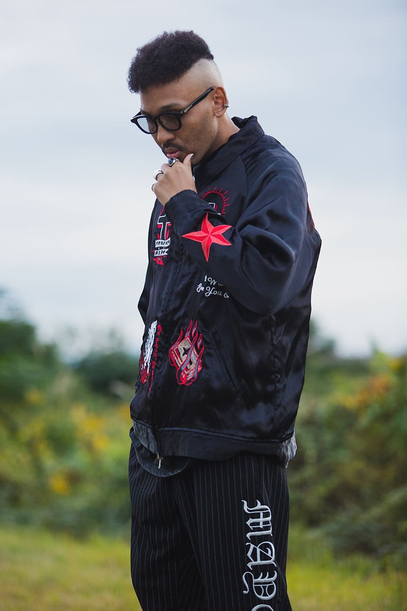 MAYO EMBROIDERY WITH COLLAR REVERSIBLE SOUVENIR JKT