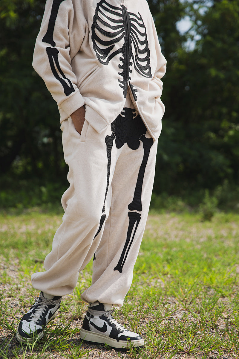 BORN EMBROIDERY FLEECE  PANTS