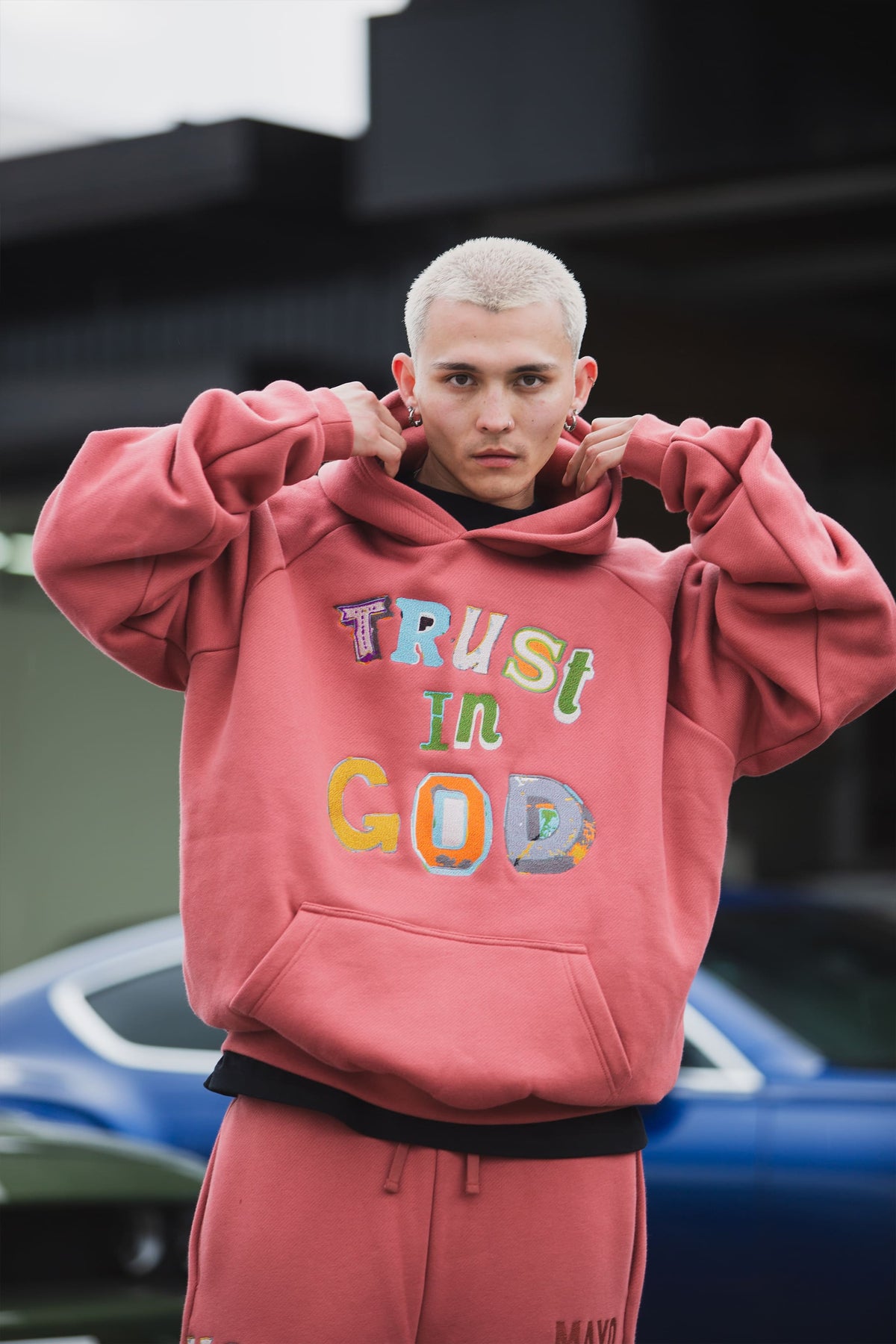 TRUST IN GOD EMBROIDERY HOODIE
