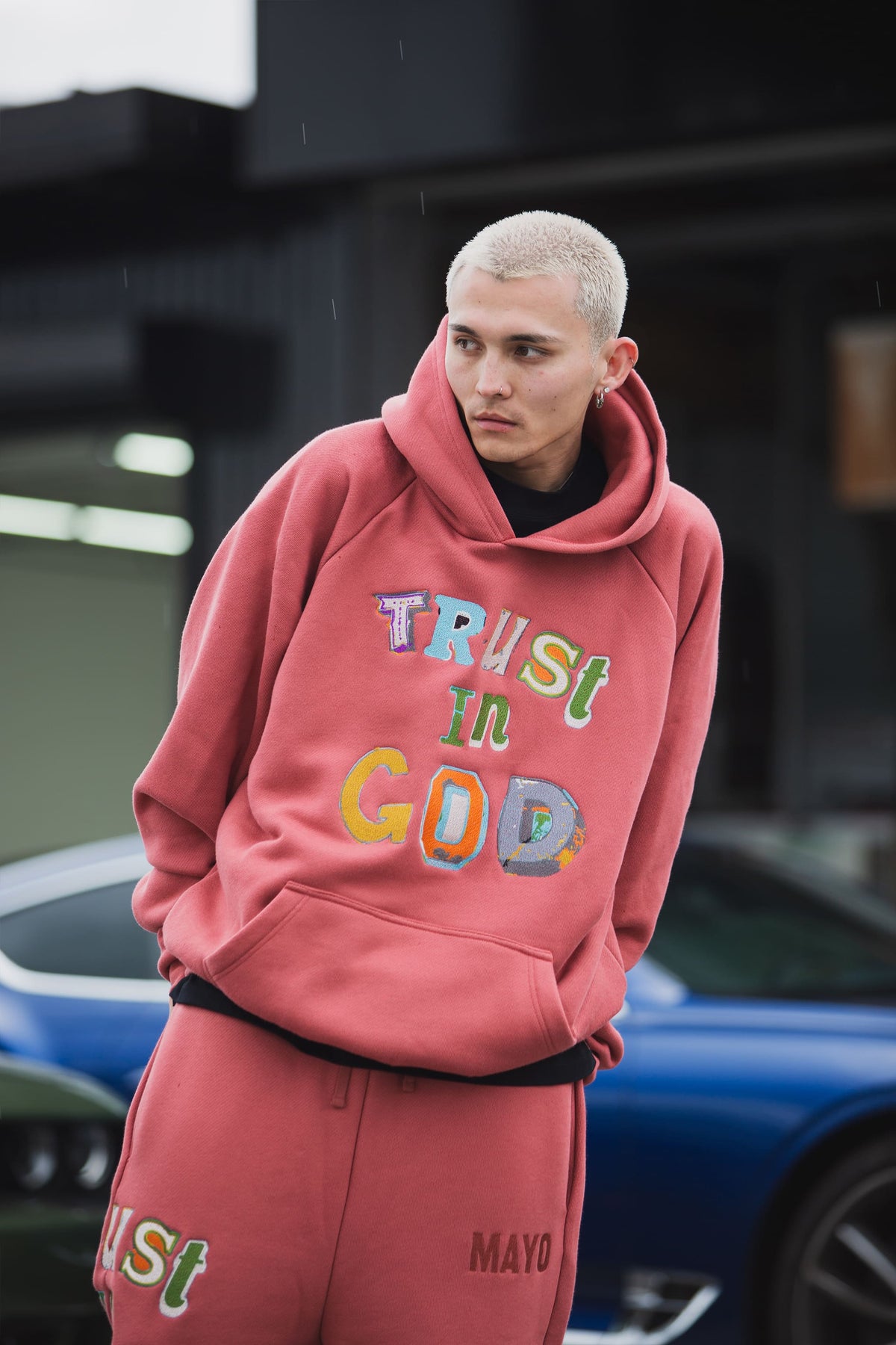 TRUST IN GOD EMBROIDERY HOODIE