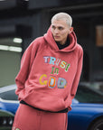 TRUST IN GOD EMBROIDERY HOODIE