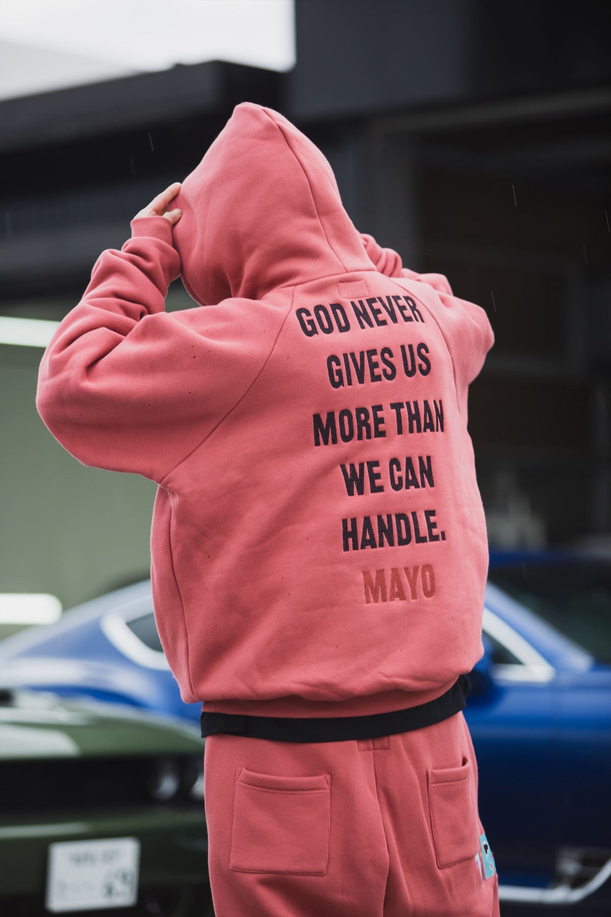 TRUST IN GOD EMBROIDERY HOODIE