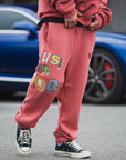 TRUST IN GOD EMBROIDERY SWEAT PANTS
