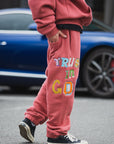 TRUST IN GOD EMBROIDERY SWEAT PANTS