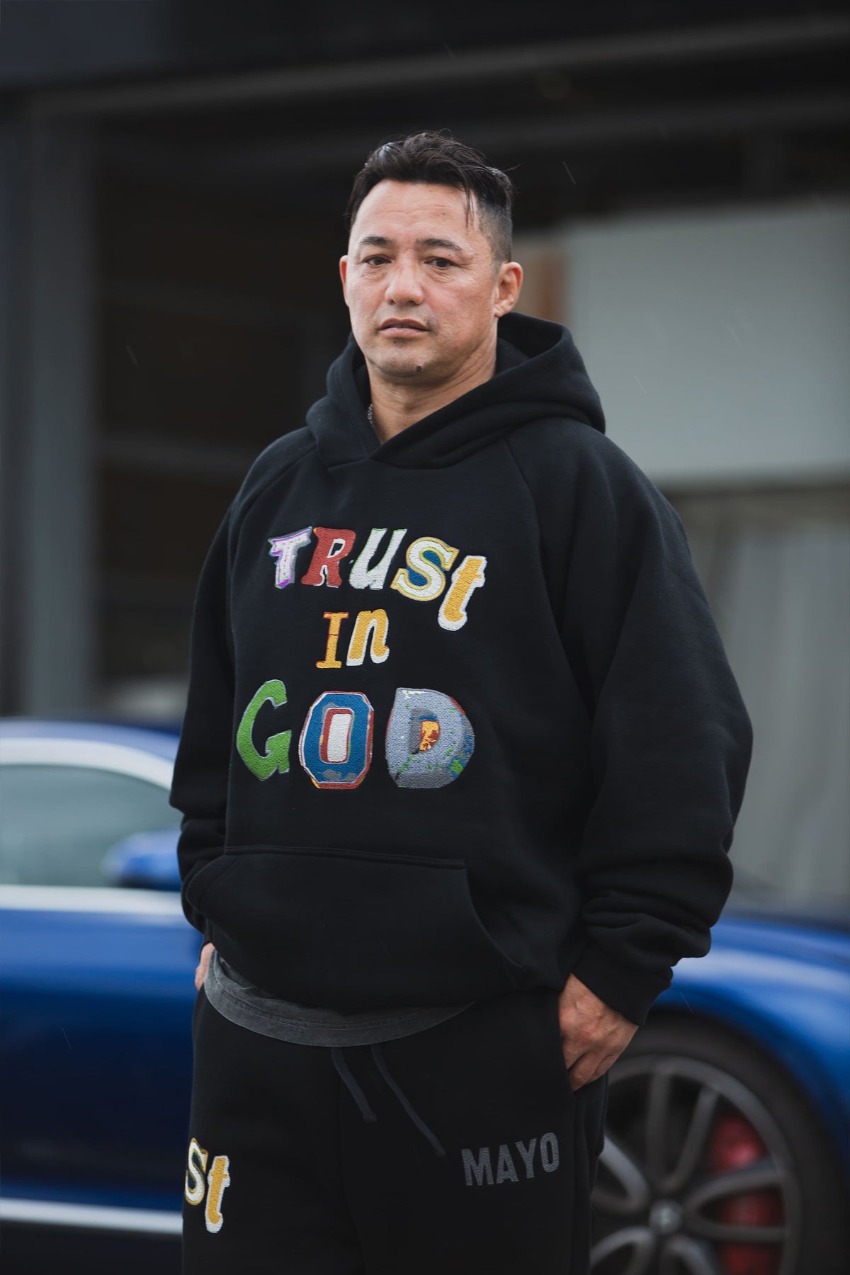 TRUST IN GOD EMBROIDERY HOODIE