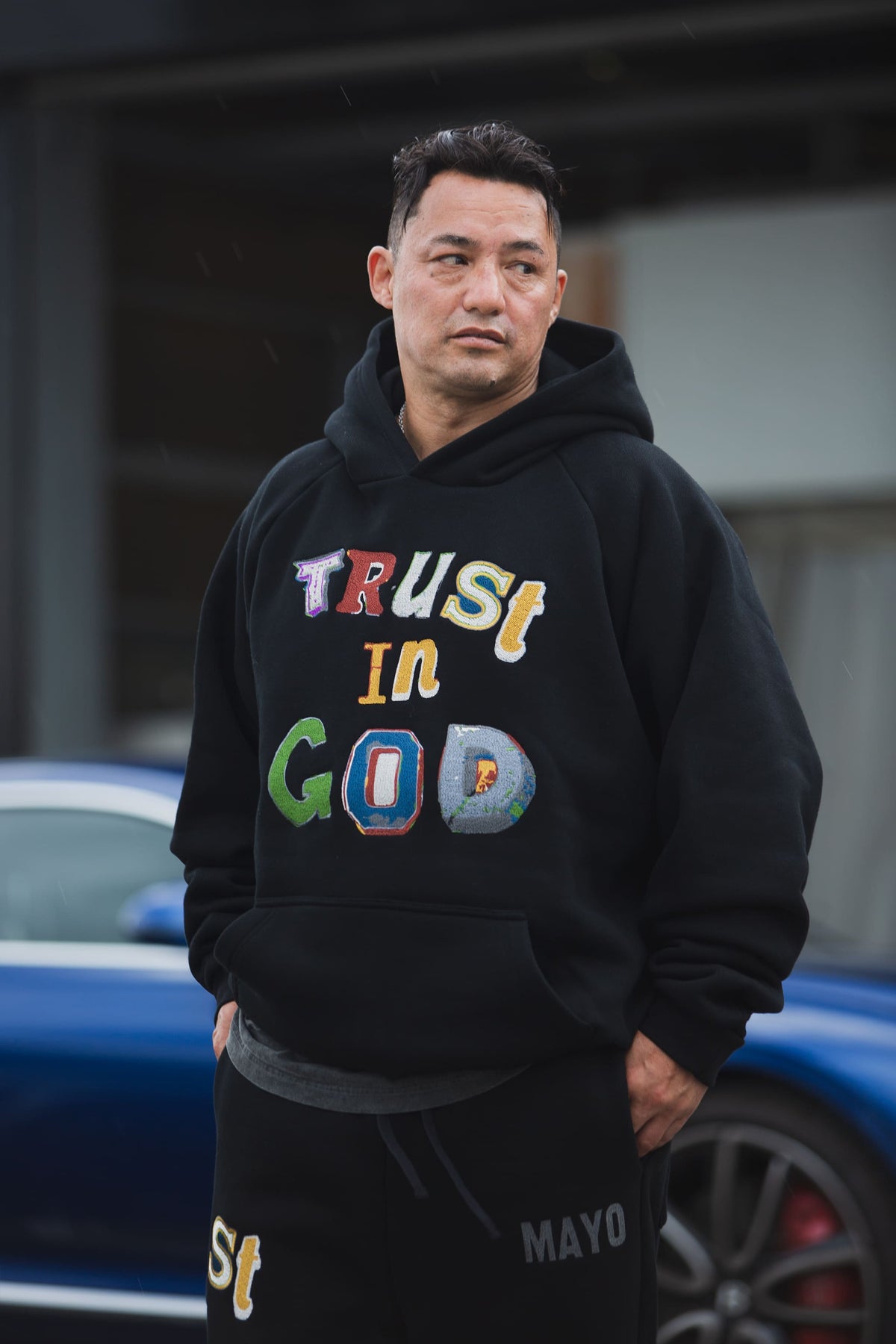 TRUST IN GOD EMBROIDERY HOODIE