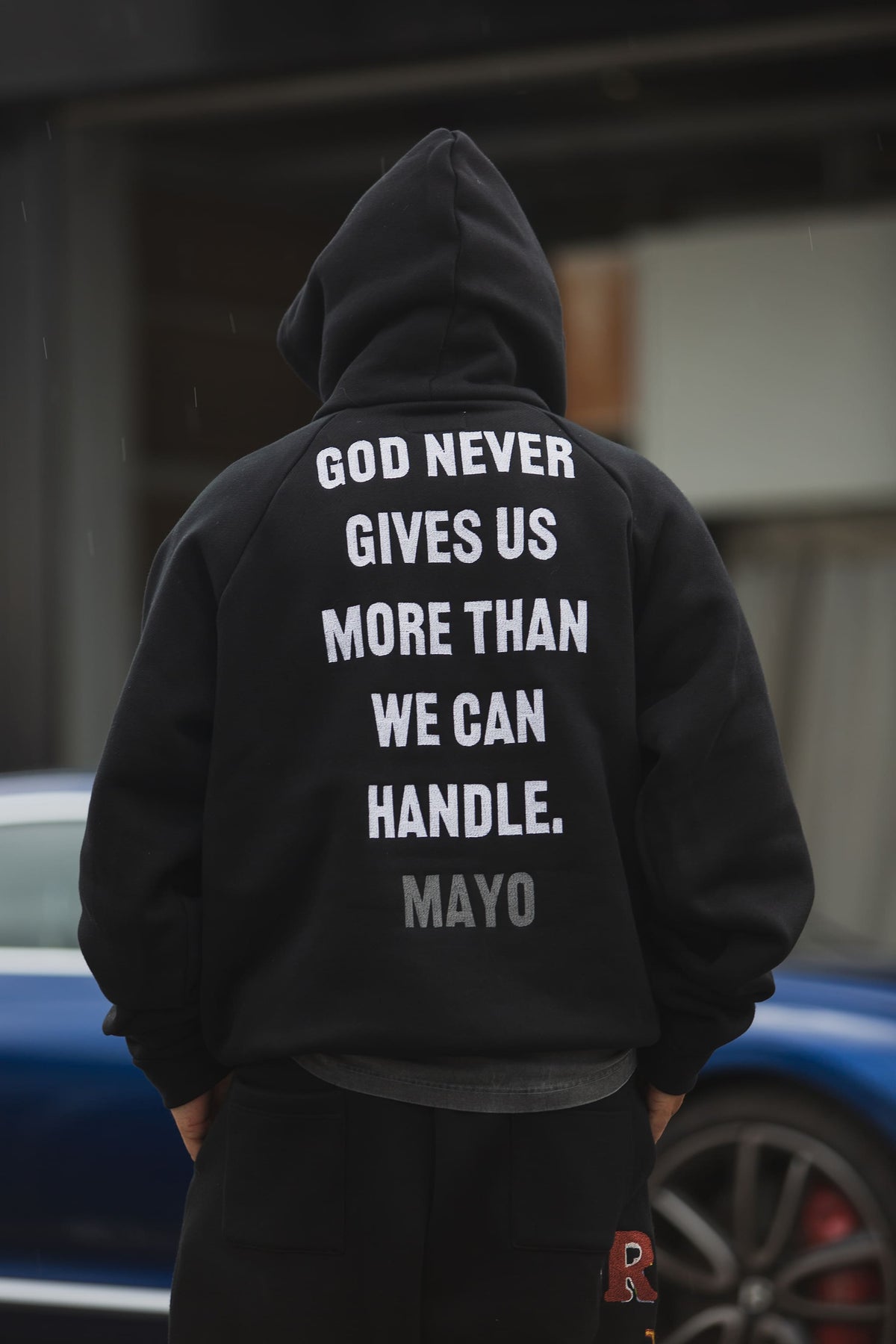 TRUST IN GOD EMBROIDERY HOODIE