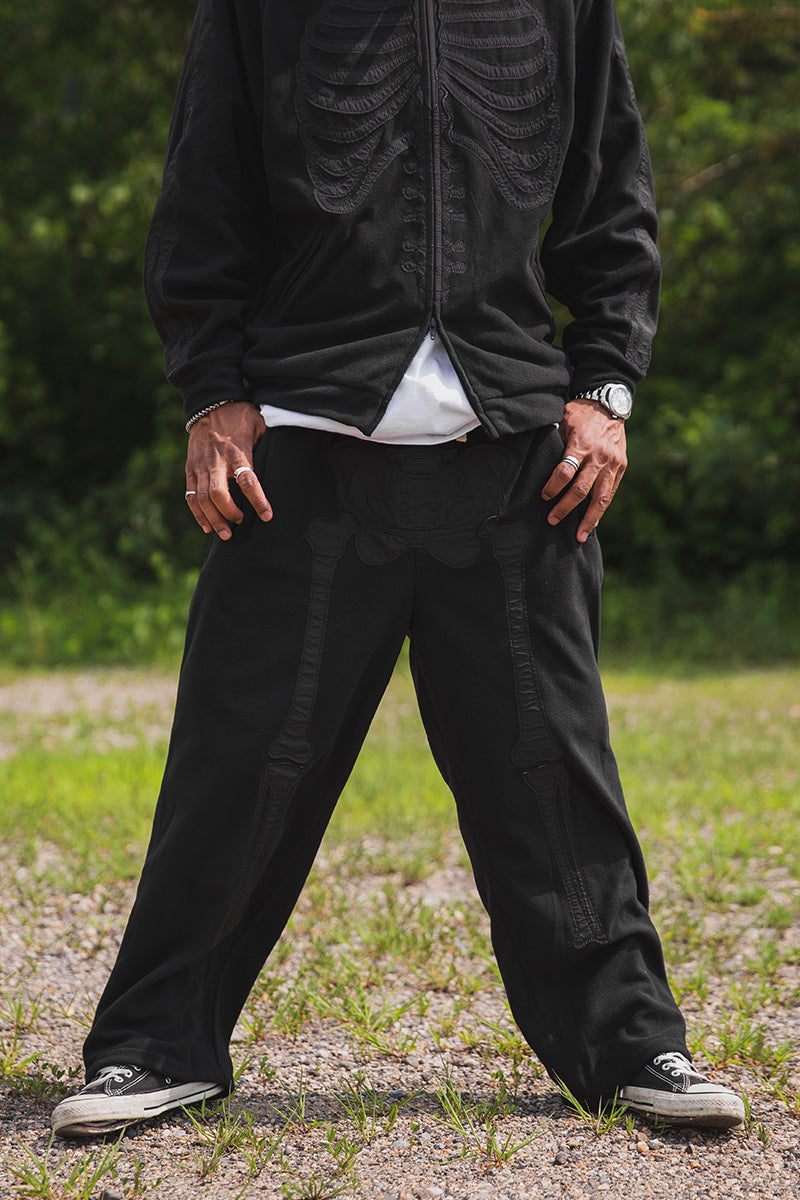 BORN EMBROIDERY FLEECE  PANTS