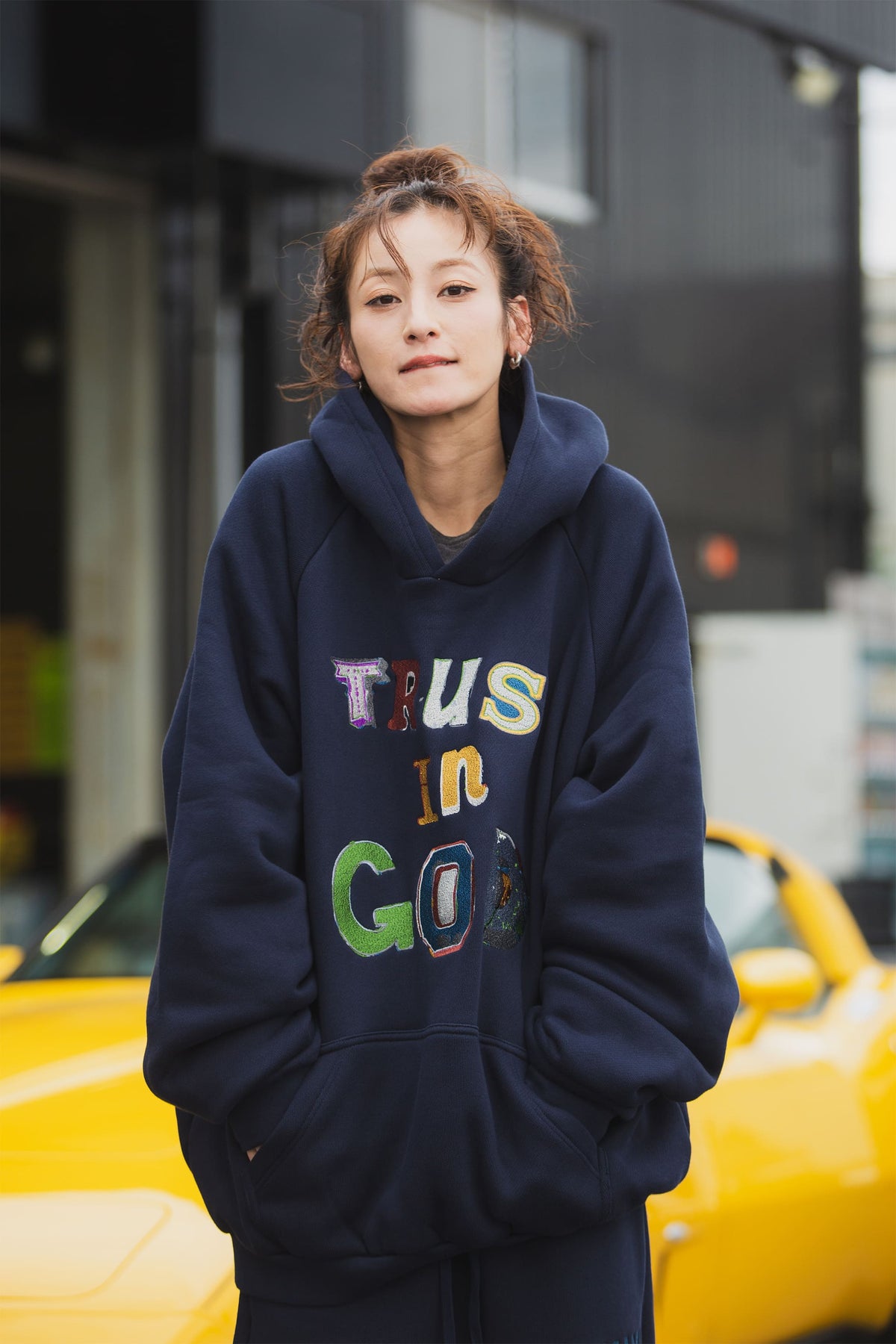 TRUST IN GOD EMBROIDERY HOODIE