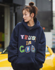 TRUST IN GOD EMBROIDERY HOODIE