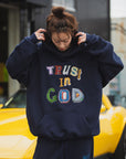TRUST IN GOD EMBROIDERY HOODIE