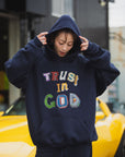 TRUST IN GOD EMBROIDERY SWEAT PANTS