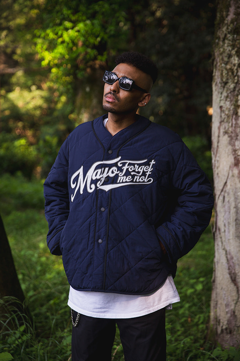 BASEBALL EMBROIDERY NYLON JKT – MAYO
