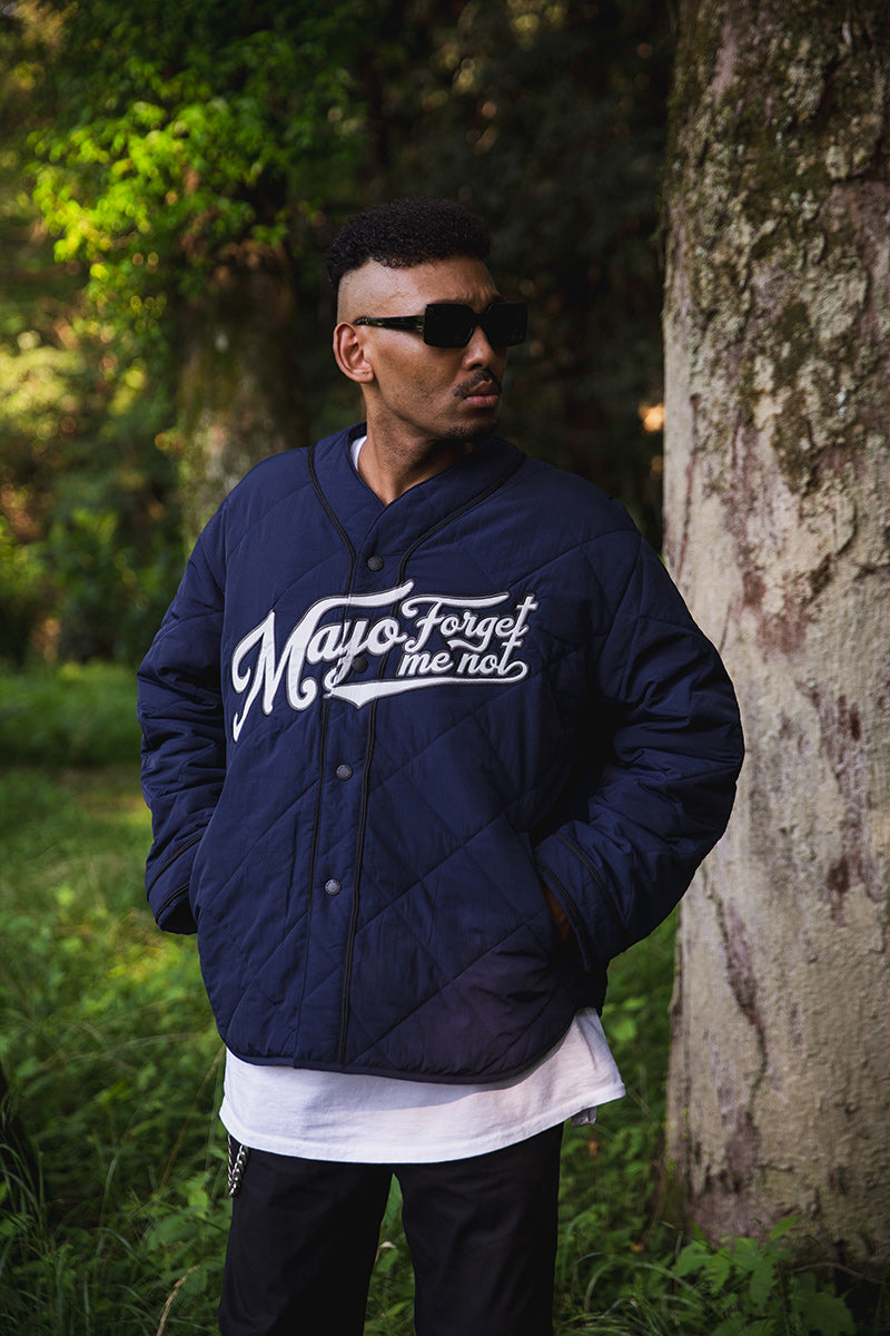 BASEBALL EMBROIDERY NYLON JKT – MAYO