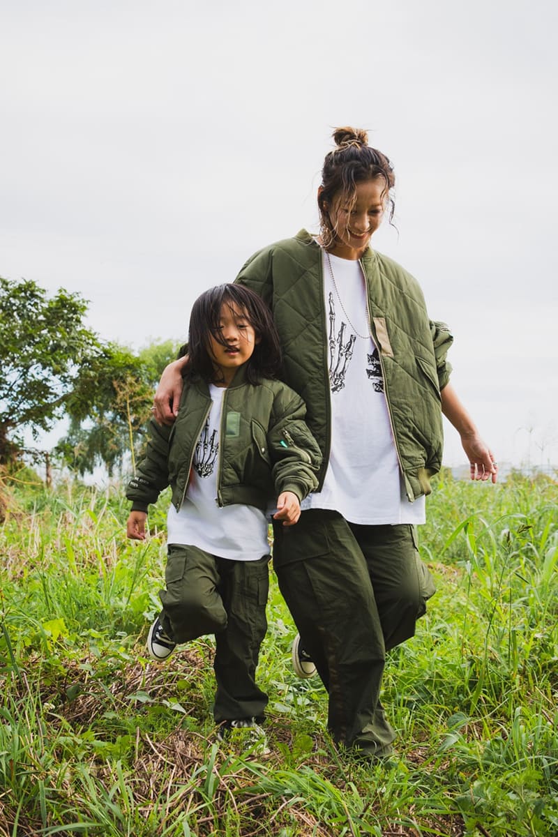 【KIDS】EAGLE  EMBROIDERY NYLON JKT -   OLIVE