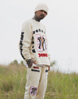 MAYO HEAVEN&HELL Embroidery Crew neck - OFF WHITE