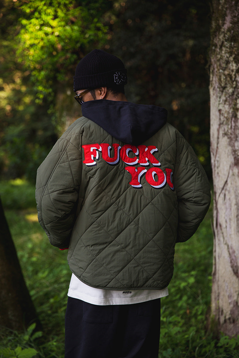 BASEBALL EMBROIDERY NYLON JKT – MAYO