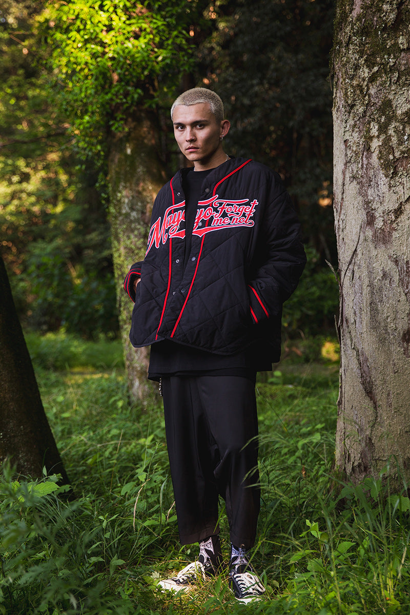 BASEBALL EMBROIDERY NYLON JKT – MAYO